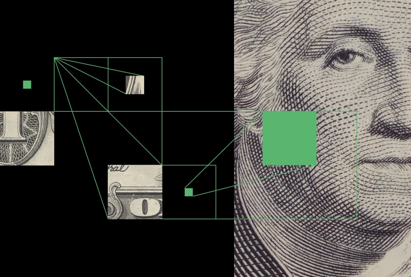 Decorative dollar bill